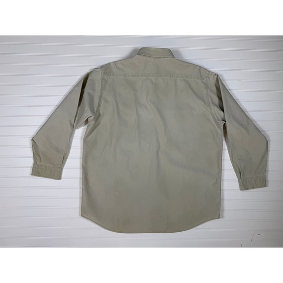 Carhartt Heavyweight Canvas Work Shirt Relaxed Fit Button Front - READ FLAWS - Picture 3 of 16